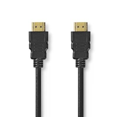 Nedis Ultra High Speed HDMI-Kabel | HDMI Connector | HDMI Connector | 8K@60Hz | 48 Gbps | 3.00 m | Rond | 6.7 mm | Zwart | Label - CVGL35000BK30