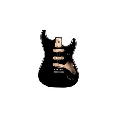 Fender Classic Series 60&apos;s Stratocaster SSS Alder Body Black losse elzenhouten solid body voor elektrische gitaar
