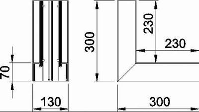 OBO Bettermann 6274540 Montageaccessoire (b x d) 130 mm x 70 mm 1 stuk(s) Zuiver wit
