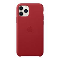 Apple leather case iPhone 11 Pro red - thumbnail
