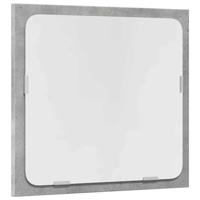 2-delige Badkamermeubelset bewerkt hout betongrijs - thumbnail