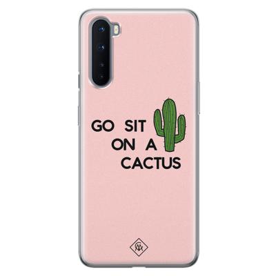 OnePlus Nord siliconen hoesje - Go sit on a cactus