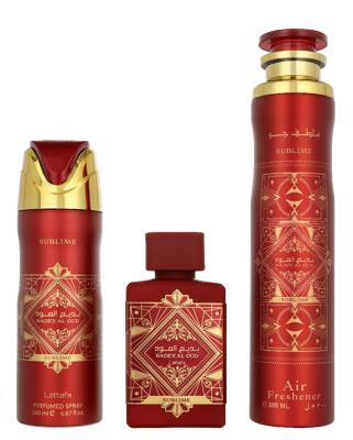 Lattafa Bade'e Al Oud Sublime Giftset 600 ml Eau de Parfum Lattafa Bade'e Al Oud Sublime Giftset 600 ml Eau de Parfum