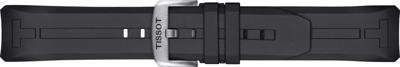 Horlogeband Tissot T603045478 / XL Rubber Zwart 23mm