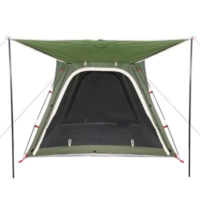 Tent 4-persoons waterdicht snelontgrendeling groen