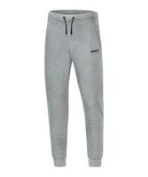 JAKO 6565K Joggingbroek Base Met Boord Kids - Lichtgrijs Gemeleerd - 128 - thumbnail
