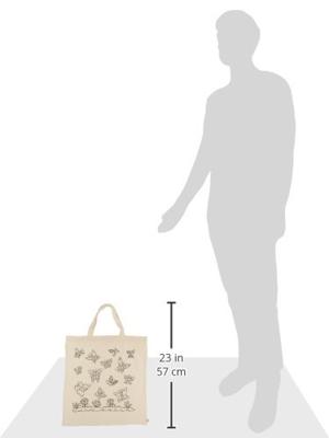 Goki katoenen tas - vlinder