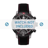 Horlogeband Tissot T067.417.260.5100 T067417A / T610031781 Leder Zwart 19mm - thumbnail