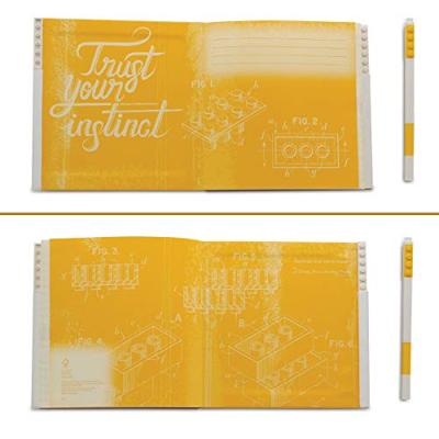 LEGO Notebook with Pen Yellow