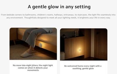 Xiaomi BHR8978GL 58251/9290041697 LED-nachtlamp LED Wit - thumbnail