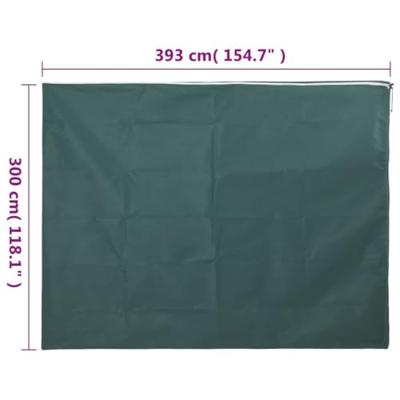 VidaXL Plantenhoezen met ritssluiting 2 st 70 g/m² 3,93x3 m