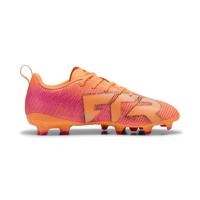 PUMA Future 8 Play Gras / Kunstgras Voetbalschoenen (MG) Kids Oranje Roze Zwart - thumbnail