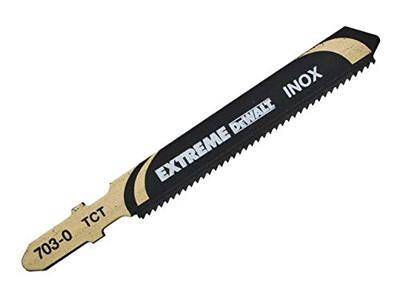 DeWalt Accessoires Decoupeerzaagblad HM voor RVS (inox), plaatstaal 2-5mm, 76x50x1,4mm, (T118EHM) - DT2055-QZ