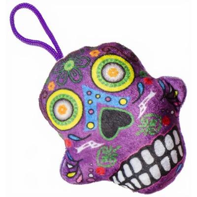 Lg-imports Knuffel Doodskop Junior 15 Cm Pluche Paars