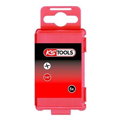 KS Tools 911.7716 Torq-bit S2-staal Vernikkeld E 6.3 5 stuk(s)