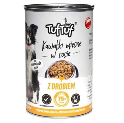 TUF TUF Meaty chunks with poultry - natvoer voor honden - 1250g