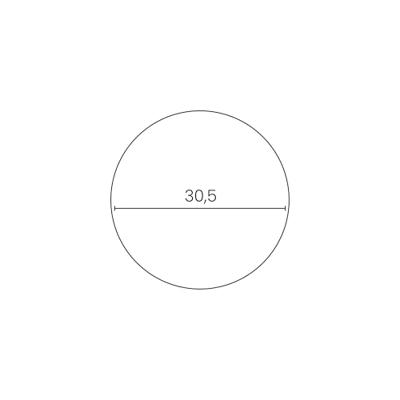 Wandklok unilux pop grijs