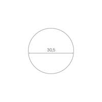 Wandklok unilux pop grijs - thumbnail