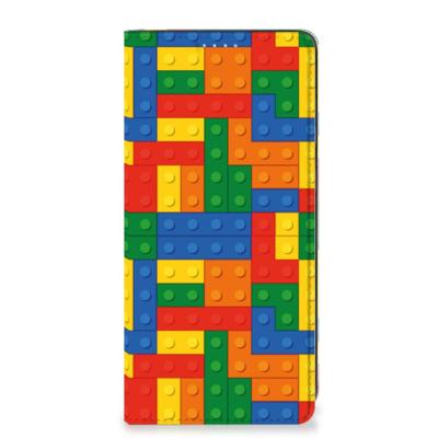 Samsung Galaxy A21s Hoesje met Magneet Blokken Samsung Galaxy A21s Hoesje met Magneet Blokken