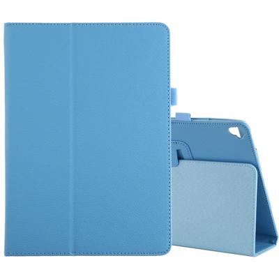 Voor iPad 10 2/10 5 Litchi textuur horizontale Flip lederen draagtas met houder (blauwe lucht)