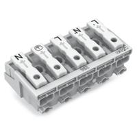 WAGO 294-4075 WAGO GmbH & Co. KG Netaansluitingsklem Flexibel: - Massief: 0.5-1.5 mm² Aantal polen: 5 250 stuk(s) Wit - thumbnail