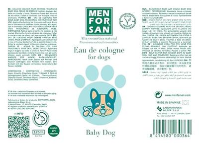 Eau de Cologne Menforsan Baby Dog Hond Fris Puppy's 125 ml Baby