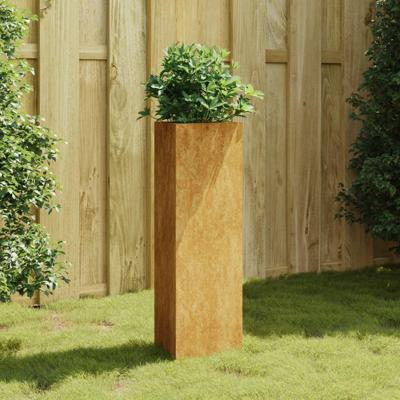 VidaXL Plantenbak 30x26x75 cm cortenstaal
