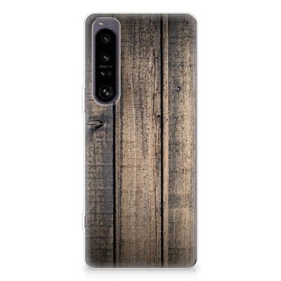 Sony Xperia 1 IV | Bumper Hoesje | Steigerhout