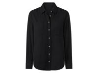 esmara Mousseline dames blouse (Zwart, 44) - thumbnail