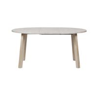WOOOD Uitschuifbare Ronde Eettafel 'Lange Jan' 120 x 120-200cm, kleur Eiken - thumbnail