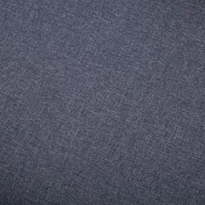 Voetenbank 73x43x42 cm stoffen bekleding donkergrijs Voetenbank 73x43x42 cm stoffen bekleding donkergrijs