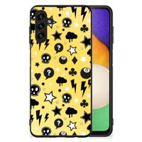Telefoonhoesje Samsung Galaxy A13 5G | A04s Punk Geel - thumbnail