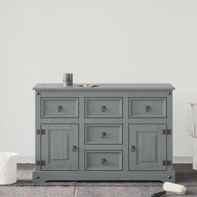 VidaXL Meubelverf grijs 10 x 10 x 12 cm wandprint