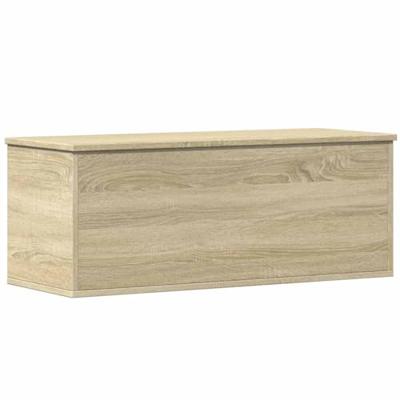 Opbergbox 90x35x35 cm bewerkt hout sonoma eikenkleurig Opbergbox 90x35x35 cm bewerkt hout sonoma eikenkleurig