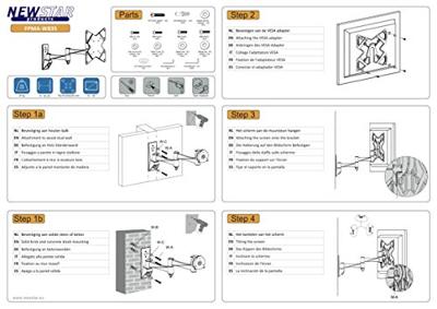 Neomounts FPMA-W835 tv wandsteun bevestiging