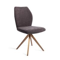 Jesper Home Eetkamerstoel 'Ikata' Turn Rose, kleur Almost Black - thumbnail