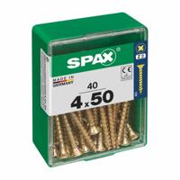 Schroefdoos SPAX Houten schroef Platte kop (4 x 50 mm) (4,0 x 50 mm) - thumbnail