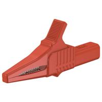 Stäubli XKK-1001 Veiligheids-krokodilklem Steekaansluiting 4 mm CAT II 1000 V Rood - thumbnail