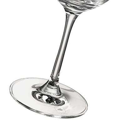 Leonardo Casella Burgundyglazen met print, per 6