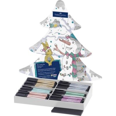 Faber Castell FC-267112 Tekenset Pitt Artist Pen Kerstdisplay