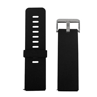 By Qubix - Compatible met Fitbit Blaze sport horloge band/siliconen alleen voor Compatible met Fitbit Blaze - Zwart - Compatible fitbit bandje