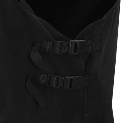 VidaXL Paardendeken zwart polyester VidaXL Paardendeken zwart polyester