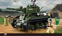 Sluban WWII - Russian light Tank (M38-B0686) - thumbnail
