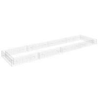 Gabion plantenbak verhoogd 400x100x20 cm gegalvaniseerd staal - thumbnail
