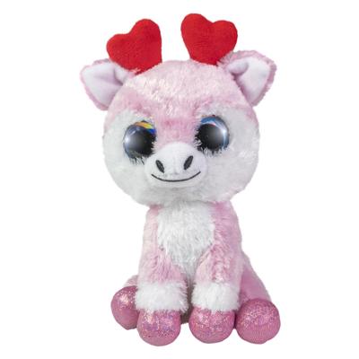 Lumo Stars knuffel - rendier love, 15cm