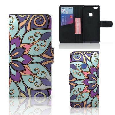 Huawei P10 Lite Hoesje Purple Flower Huawei P10 Lite Hoesje Purple Flower