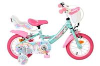 Volare unicorn kinderfiets - meisjes - 12 inch - groen - twee handremmen - thumbnail
