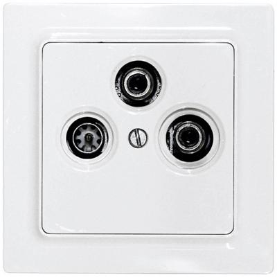 Eltako TV55E/3-wg TV/RF/SAT-afdekking Schroefbevestiging