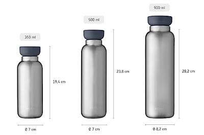 Mepal isoleerfles Ellipse 900 ml - nordic green rvs - thumbnail