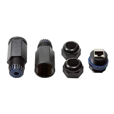 LogiLink RJ45 Netwerk Adapter [1x RJ45-bus - 1x RJ45-bus] 0 mm Zwart
